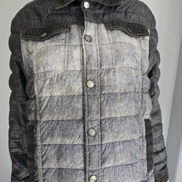 Guess  Denim & Quilted Puffer Jacket - Picture 2 of 5